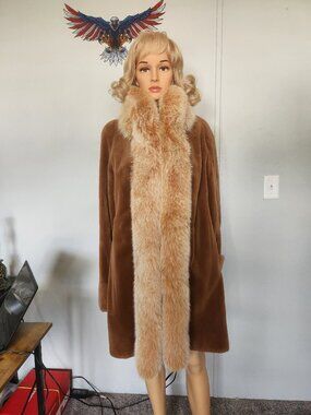 #768 Sheard mink/fox fur